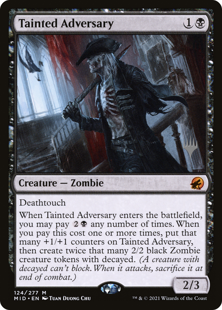 Tainted Adversary (124) - Innistrad: Midnight Hunt Promos