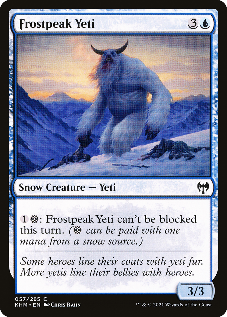 Frostpeak Yeti (057) - Kaldheim