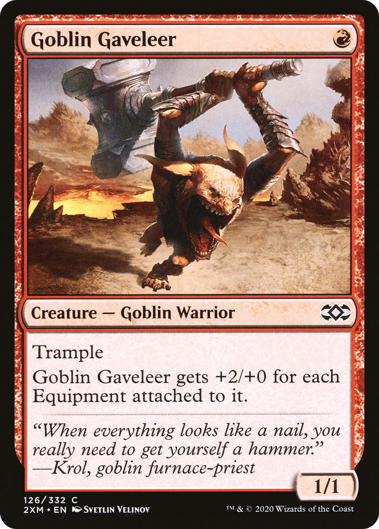 Goblin Gaveleer (126) Foil - Double Masters