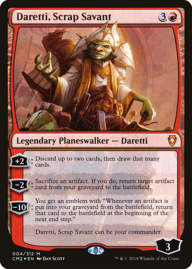 Daretti, Scrap Savant (004) Foil - Commander Anthology Volume II