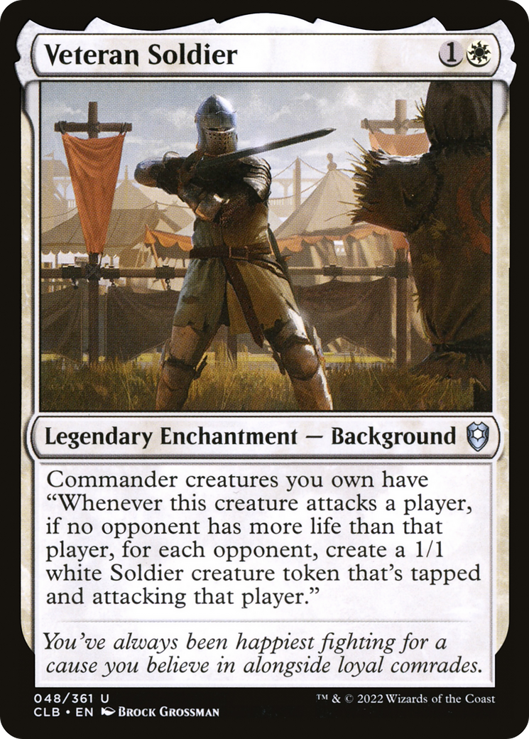 Veteran Soldier (048) - Commander Legends: Battle for Baldur's Gate