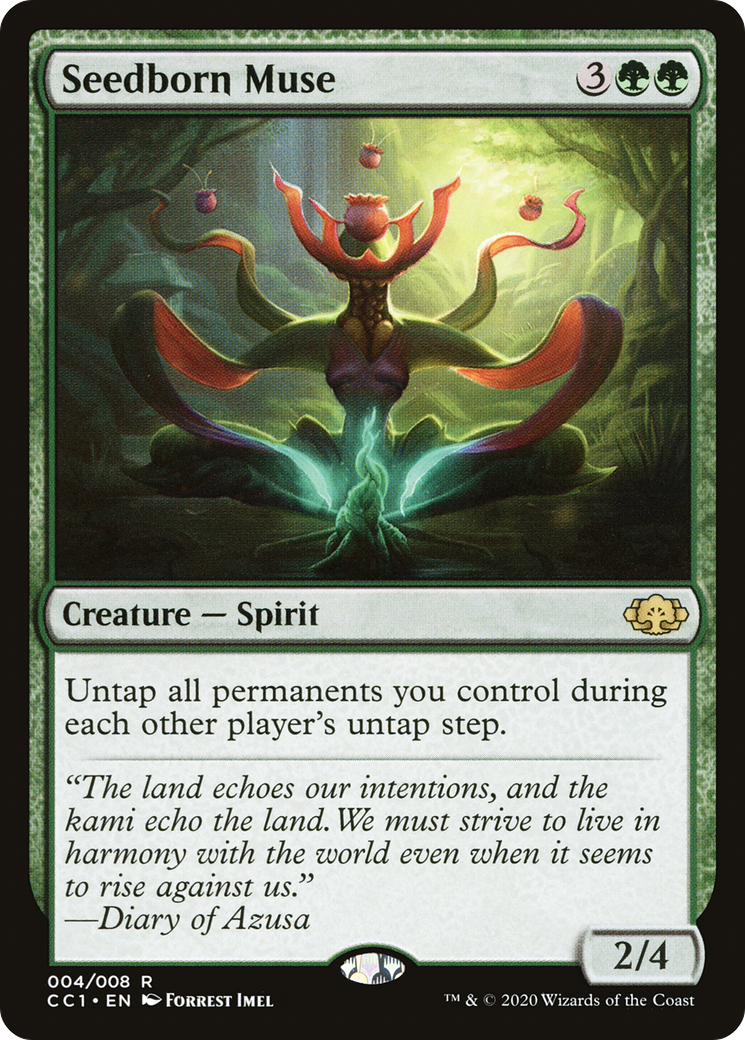 Seedborn Muse (004) Foil - Commander Collection: Green