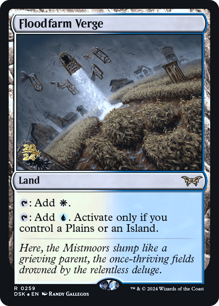 Floodfarm Verge (259) Foil - Duskmourn: House of Horror Promos