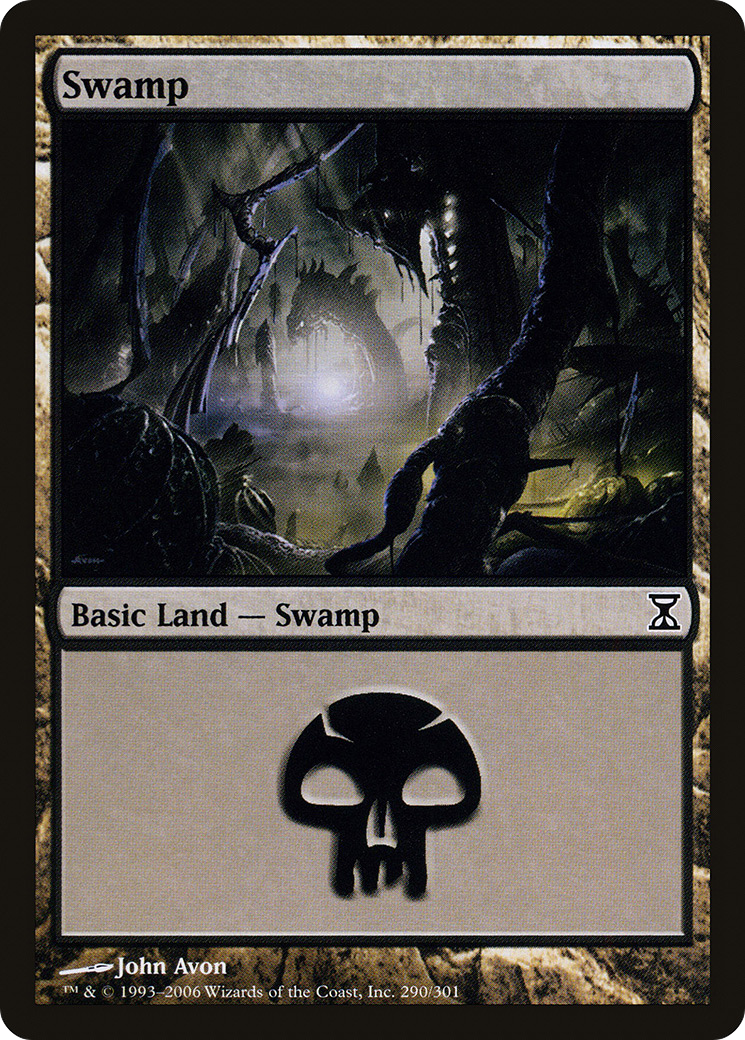Swamp (290) Foil - Time Spiral