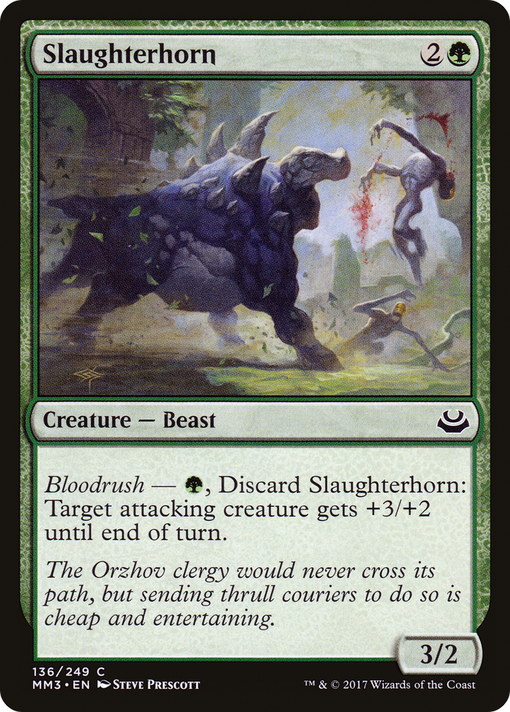 Slaughterhorn (136) Foil - Modern Masters 2017