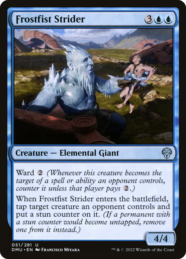 Frostfist Strider (051) Foil - Dominaria United