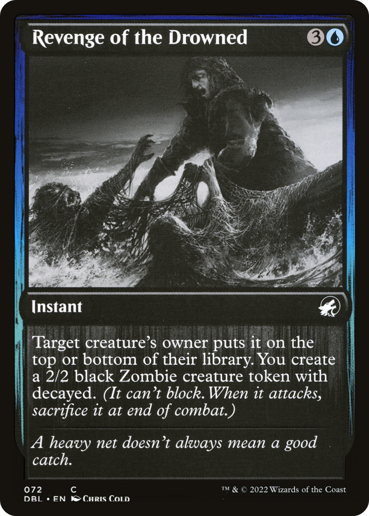 Revenge of the Drowned (072) Foil - Innistrad: Double Feature