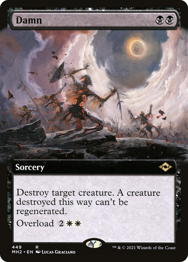 Damn (Extended Art) (449) Foil - Modern Horizons 2