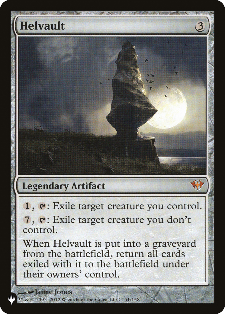 Helvault (DKA-151) - The List