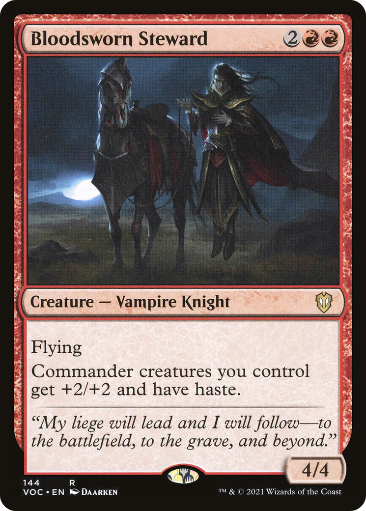 Bloodsworn Steward (144) - Crimson Vow Commander