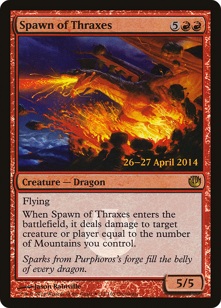 Spawn of Thraxes (112★) Foil - Journey into Nyx Promos
