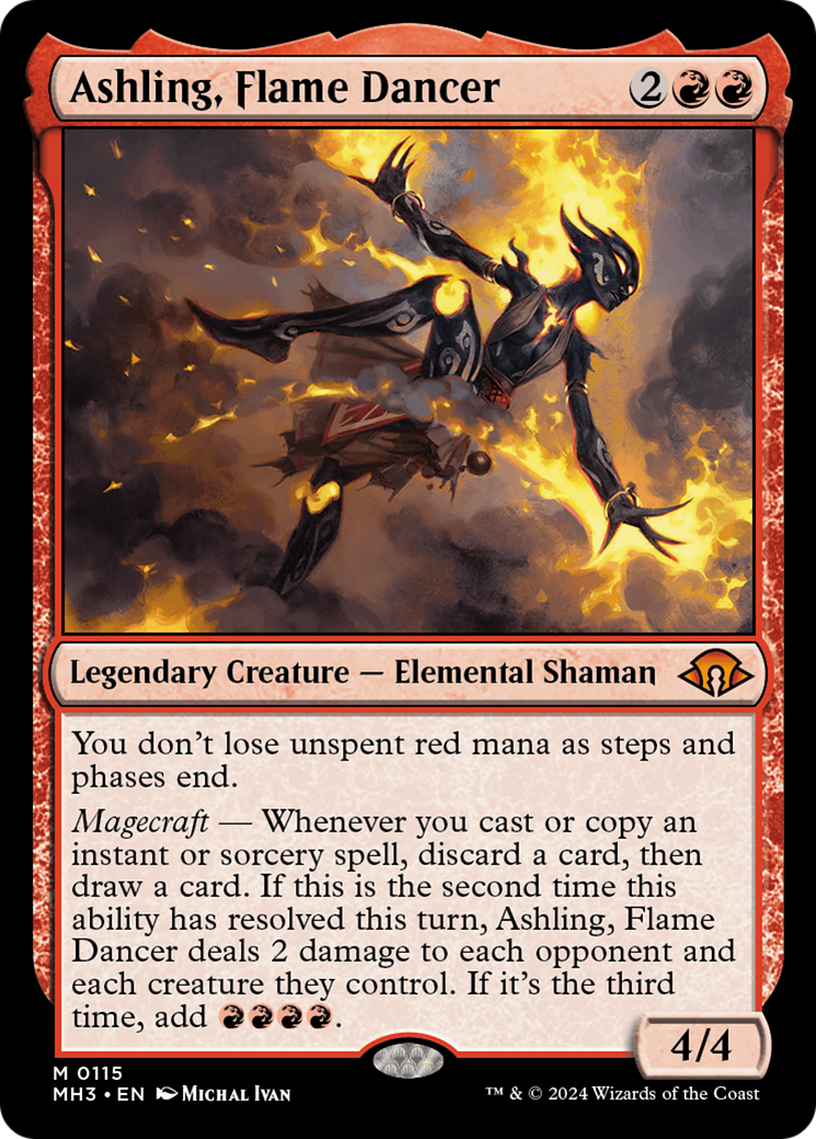 Ashling, Flame Dancer (115) Foil - Modern Horizons 3