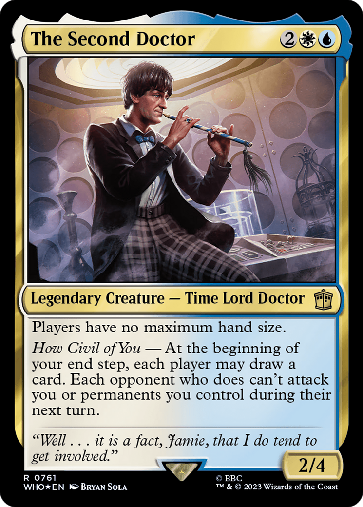 The Second Doctor (761) Foil - Doctor Who