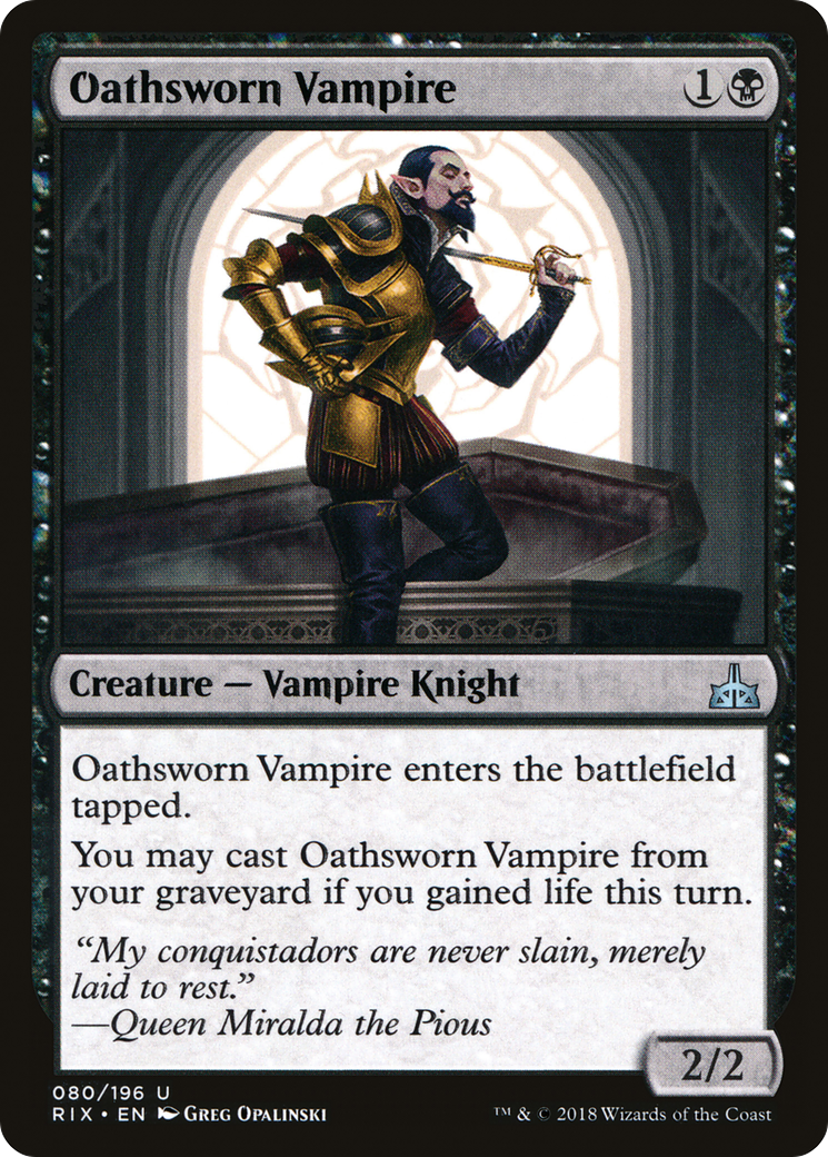 Oathsworn Vampire (080) - Rivals of Ixalan