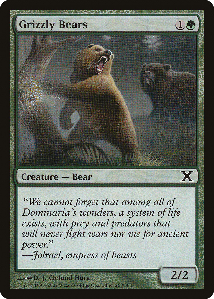 Grizzly Bears (268) Foil - Tenth Edition