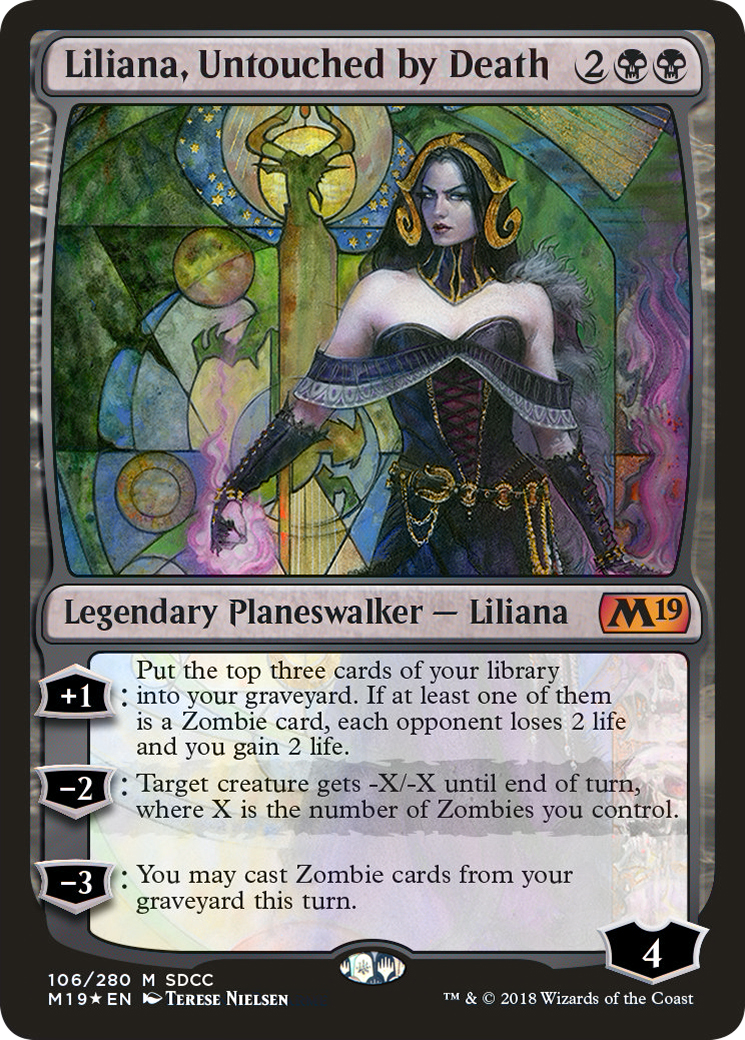 Liliana, Untouched by Death (SDCC 2018 Exclusive) (106) Foil - San Diego Comic-Con 2018