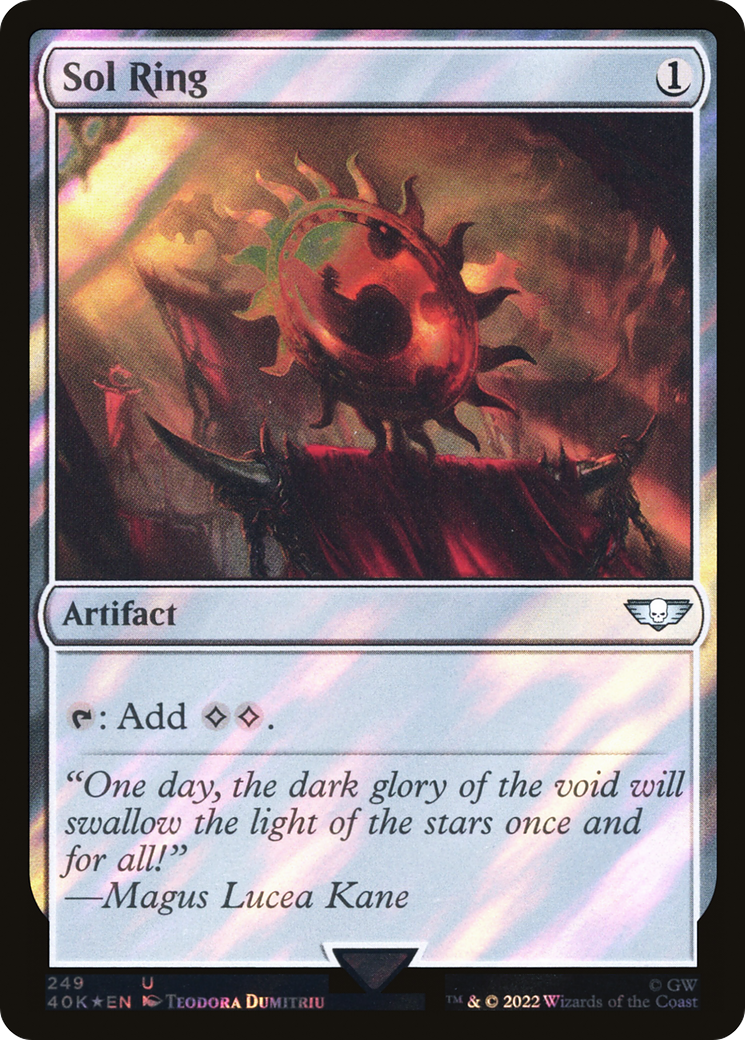 Sol Ring (249) Surge Foil - Warhammer 40,000 Commander