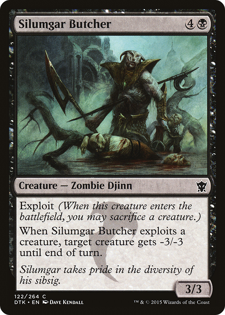 Silumgar Butcher (122) Foil - Dragons of Tarkir