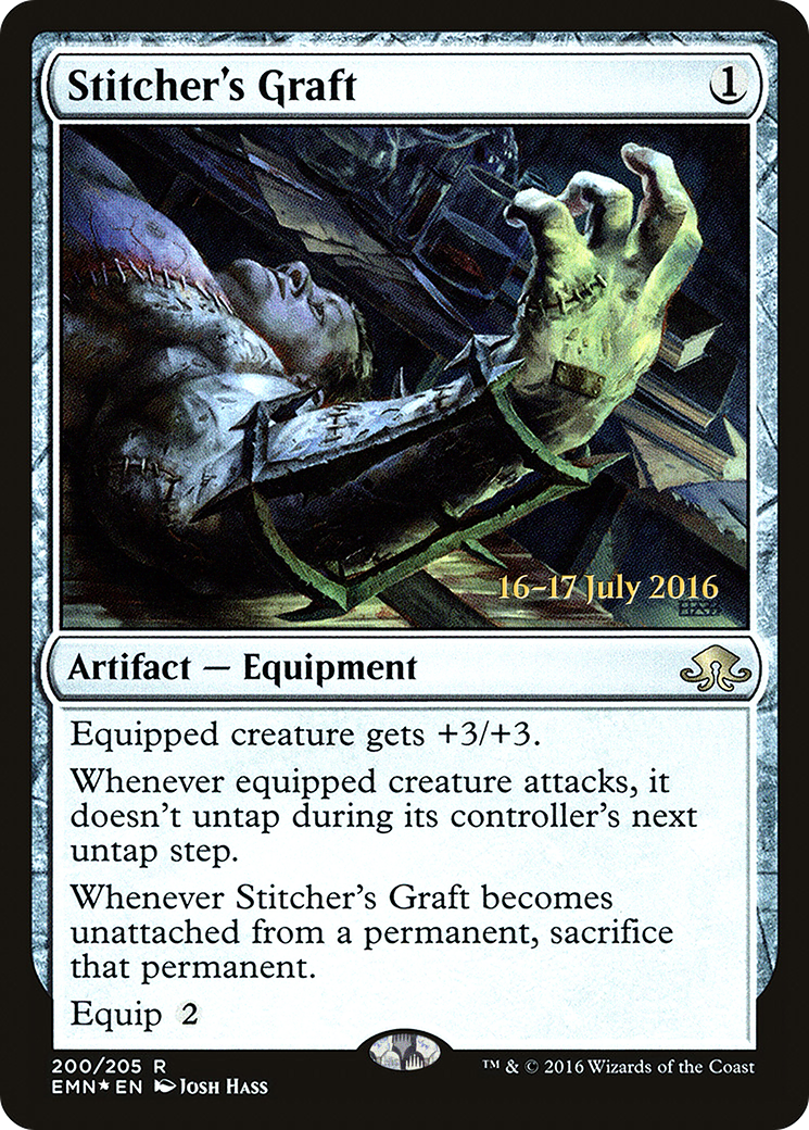 Stitcher's Graft (200) Foil - Eldritch Moon Promos