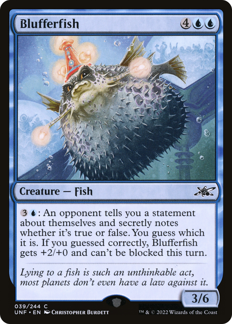 Blufferfish (039) - Unfinity
