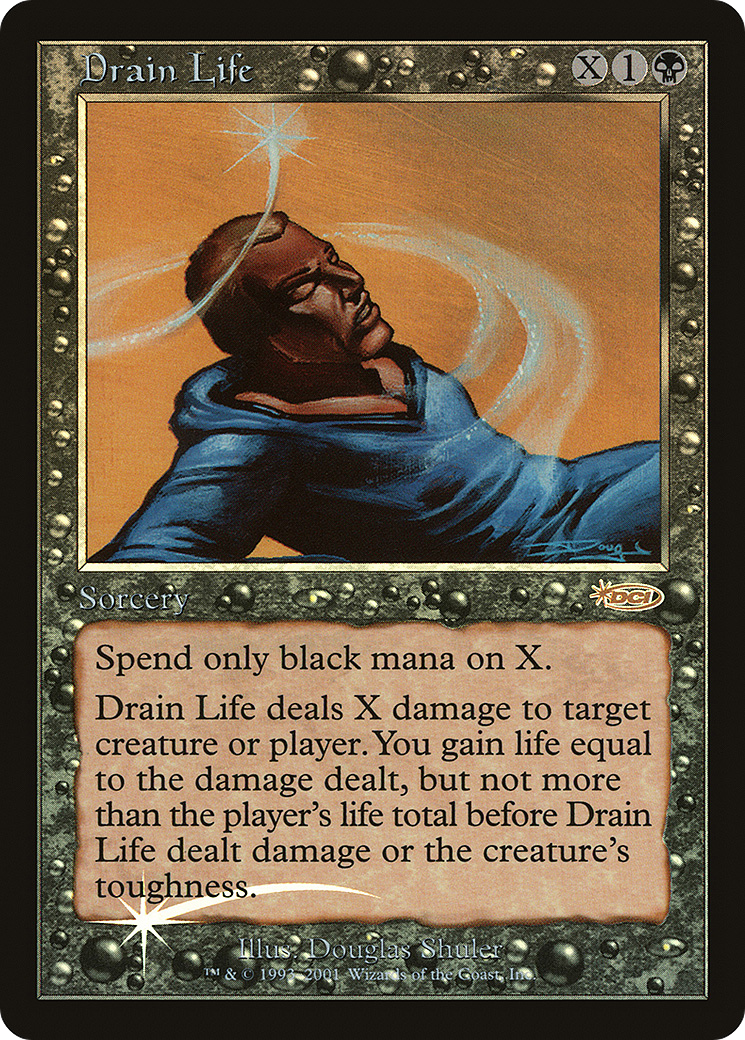Drain Life (Retro) (007) Foil - Friday Night Magic 2002