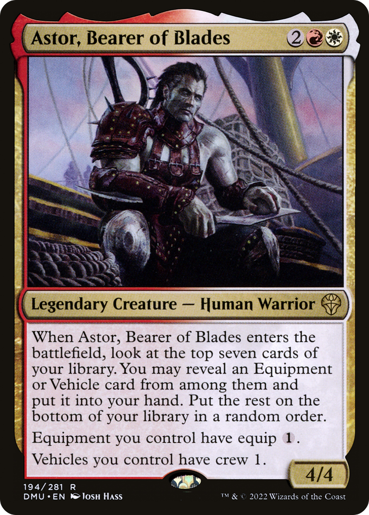 Astor, Bearer of Blades (194) Foil - Dominaria United
