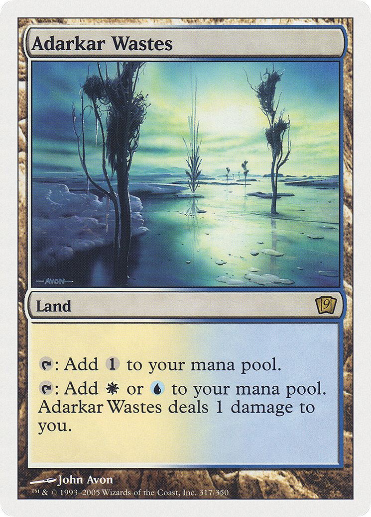 Adarkar Wastes (317) - Ninth Edition