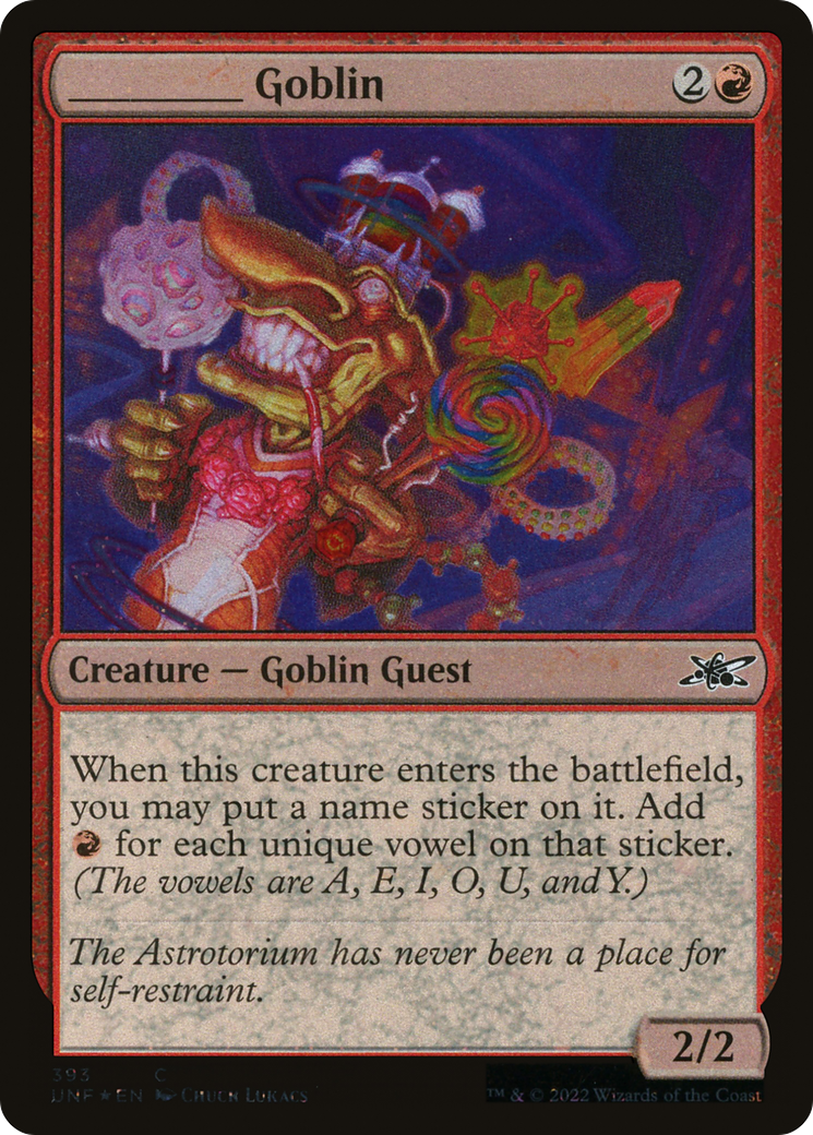 _____ Goblin (Galaxy Foil) (393) Foil - Unfinity