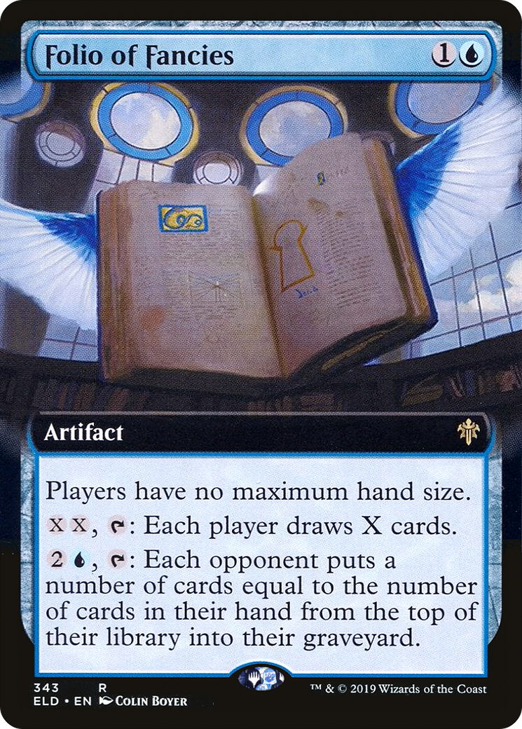 Folio of Fancies (Extended Art) (343) - Throne of Eldraine