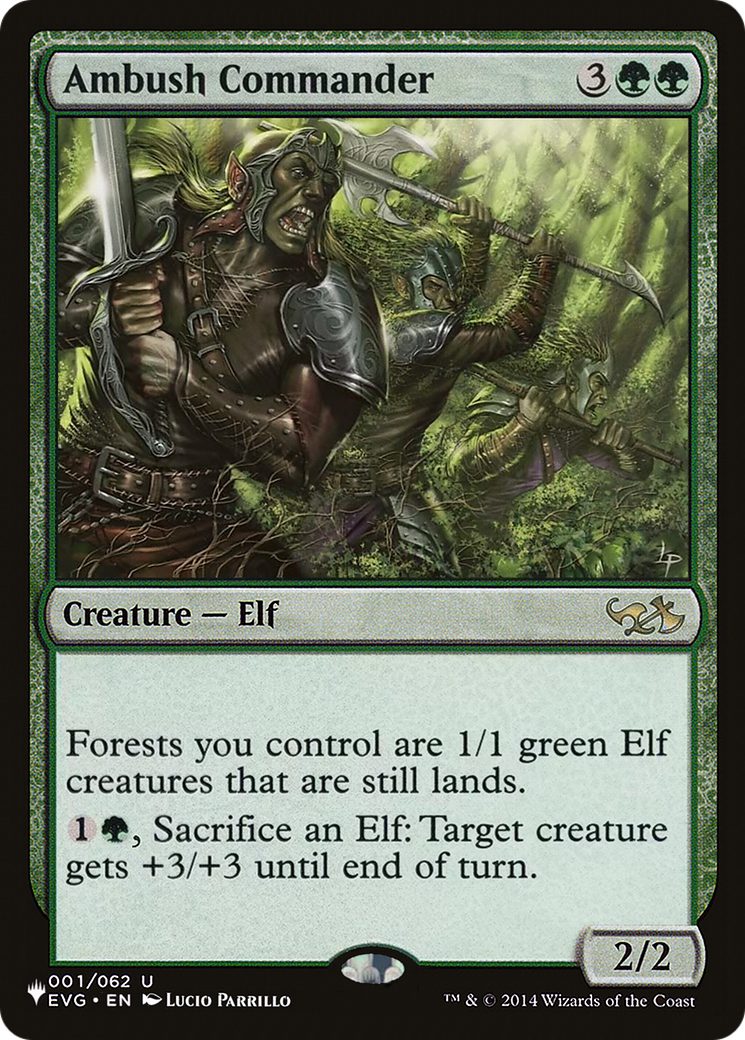 Ambush Commander (EVG-1) - The List