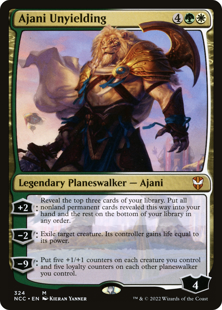 Ajani Unyielding (324) - New Capenna Commander