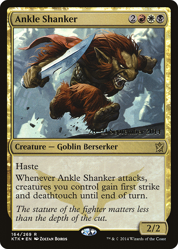 Ankle Shanker (164s) Foil - Khans of Tarkir Promos
