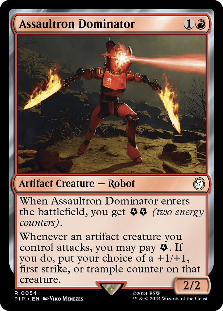 Assaultron Dominator (054) Foil - Fallout
