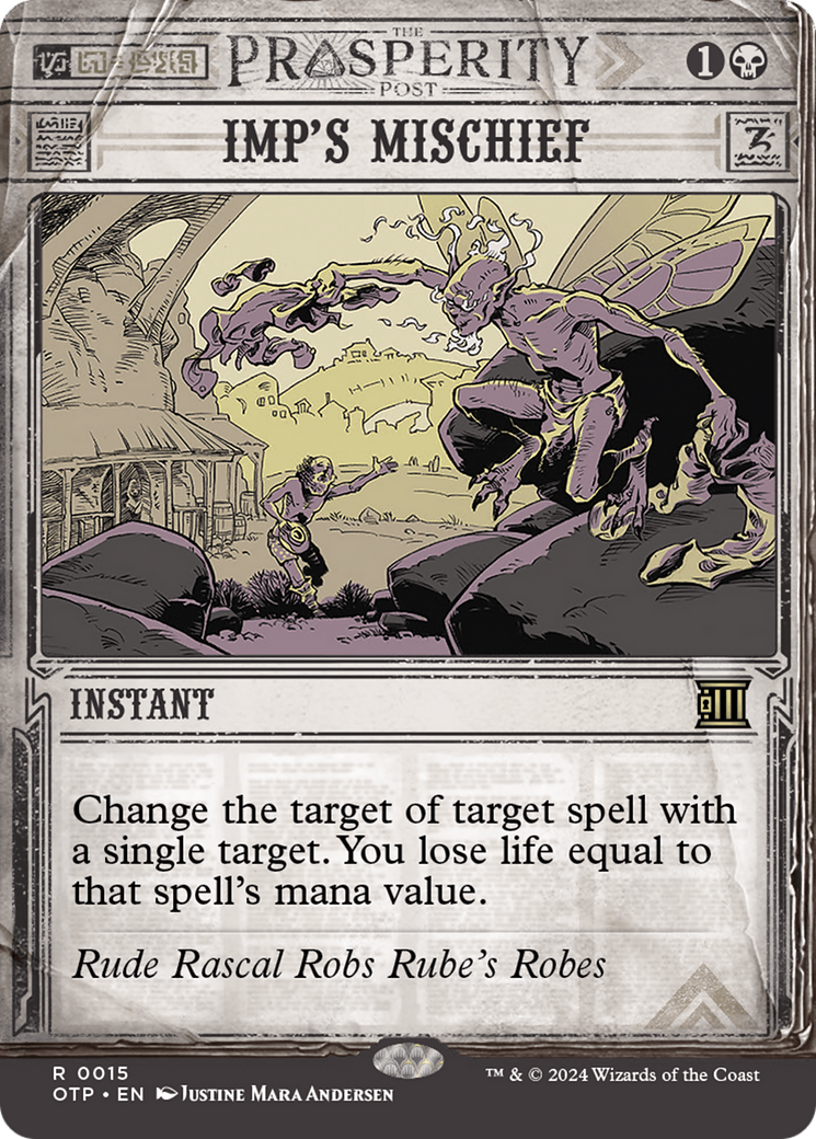 Imp's Mischief (Showcase) (015) Foil - Breaking News