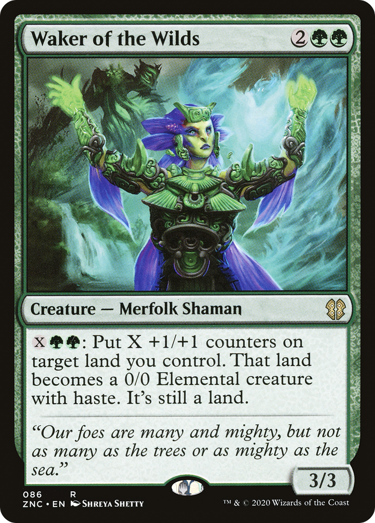 Waker of the Wilds (086) - Zendikar Rising Commander
