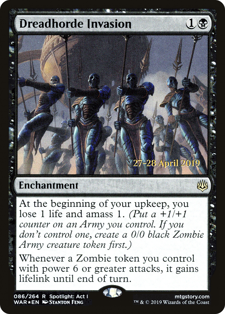 Dreadhorde Invasion (86s) Foil - War of the Spark Promos