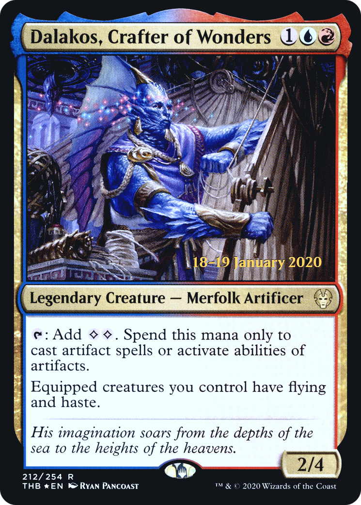 Dalakos, Crafter of Wonders (212s) Foil - Theros Beyond Death Promos