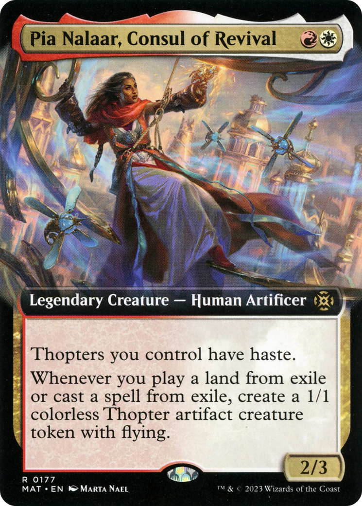 Pia Nalaar, Consul of Revival (Extended Art) (177) Foil - March of the Machine: The Aftermath