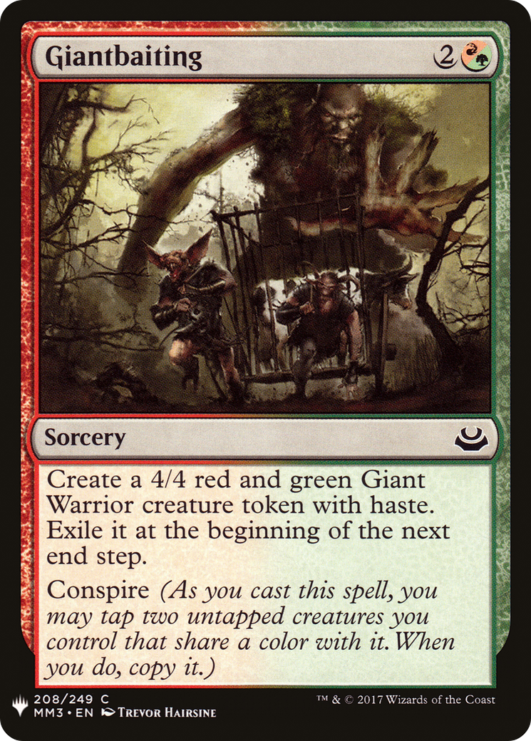 Giantbaiting (MM3-208) - The List