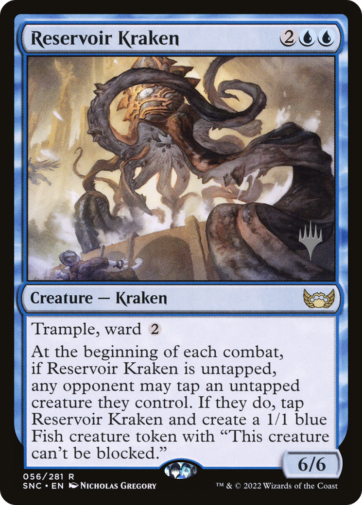 Reservoir Kraken (056) Foil - Streets of New Capenna Promos