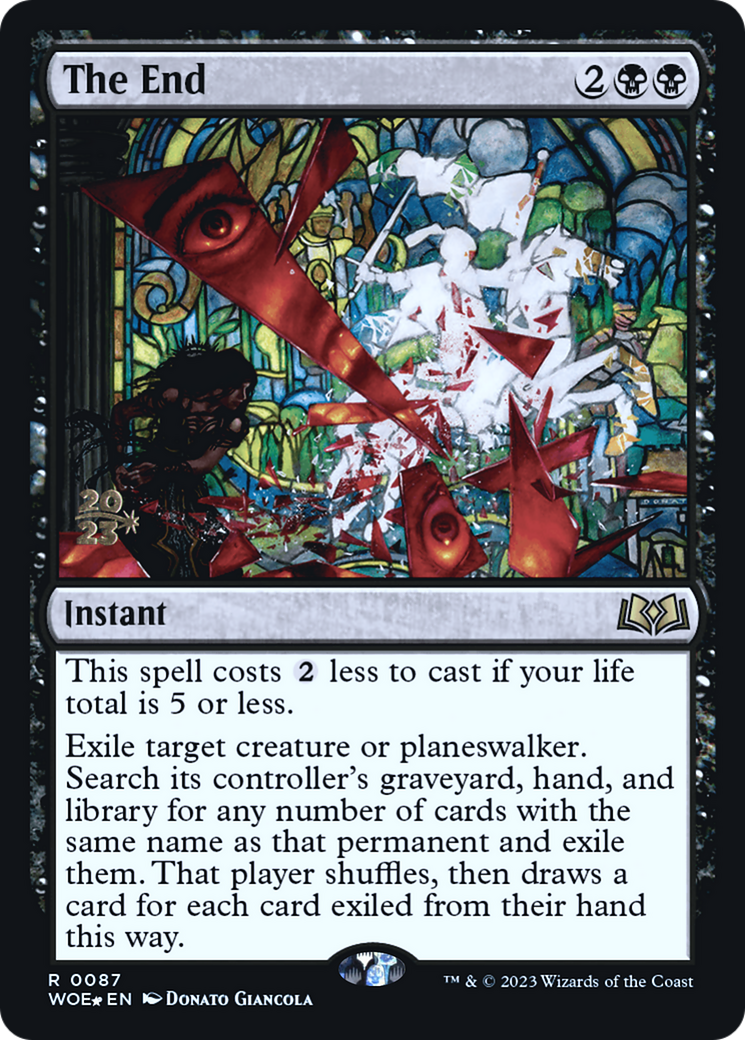 The End (087) Foil - Wilds of Eldraine Promos