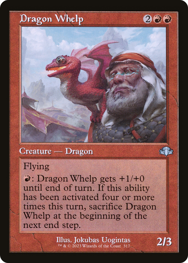 Dragon Whelp (Retro) (317) - Dominaria Remastered