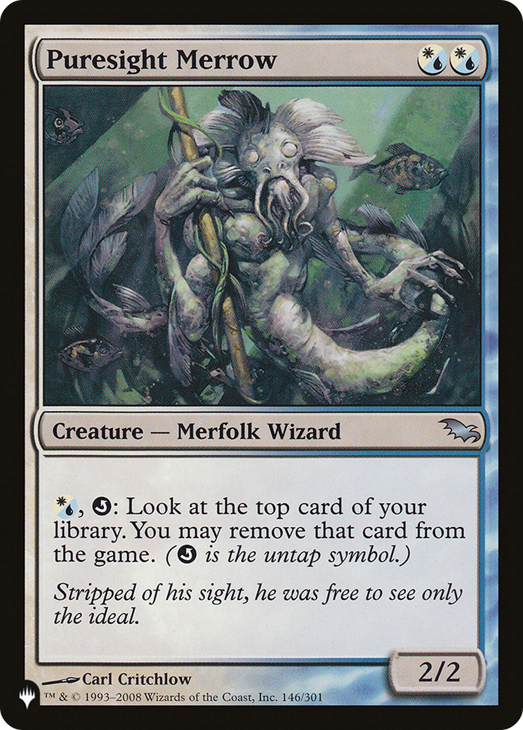 Puresight Merrow (SHM-146) - The List