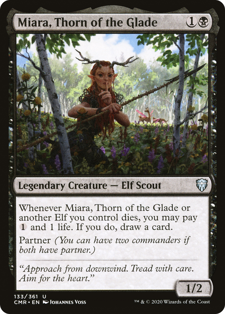 Miara, Thorn of the Glade (133) - Commander Legends
