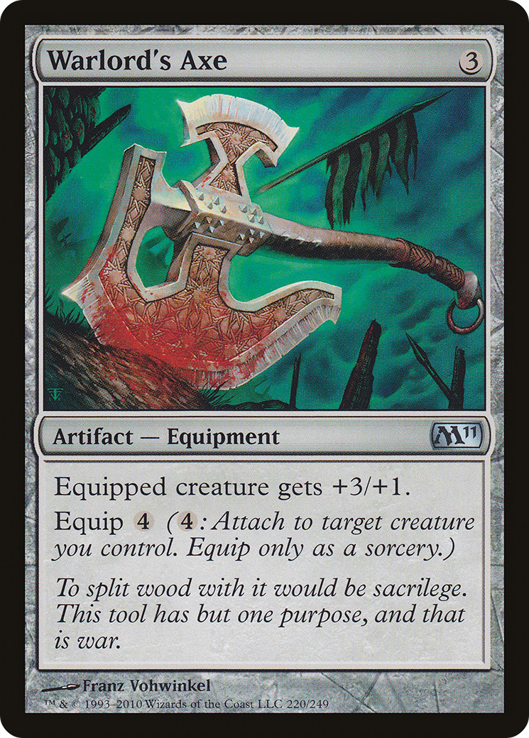 Warlord's Axe (220) Foil - Magic 2011