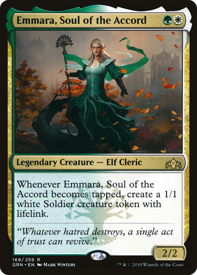 Emmara, Soul of the Accord (168) Foil - Guilds of Ravnica