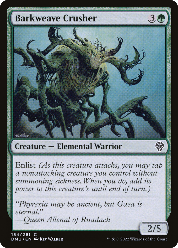 Barkweave Crusher (154) - Dominaria United