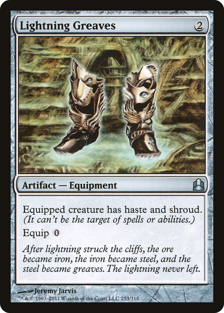 Lightning Greaves (253) - Commander 2011