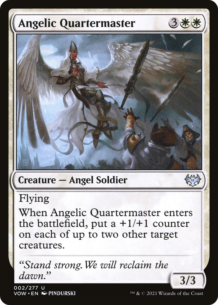 Angelic Quartermaster (002) Foil - Innistrad: Crimson Vow