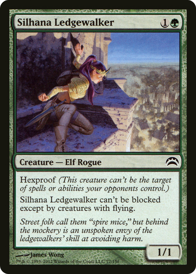 Silhana Ledgewalker (077) Foil - Planechase 2012
